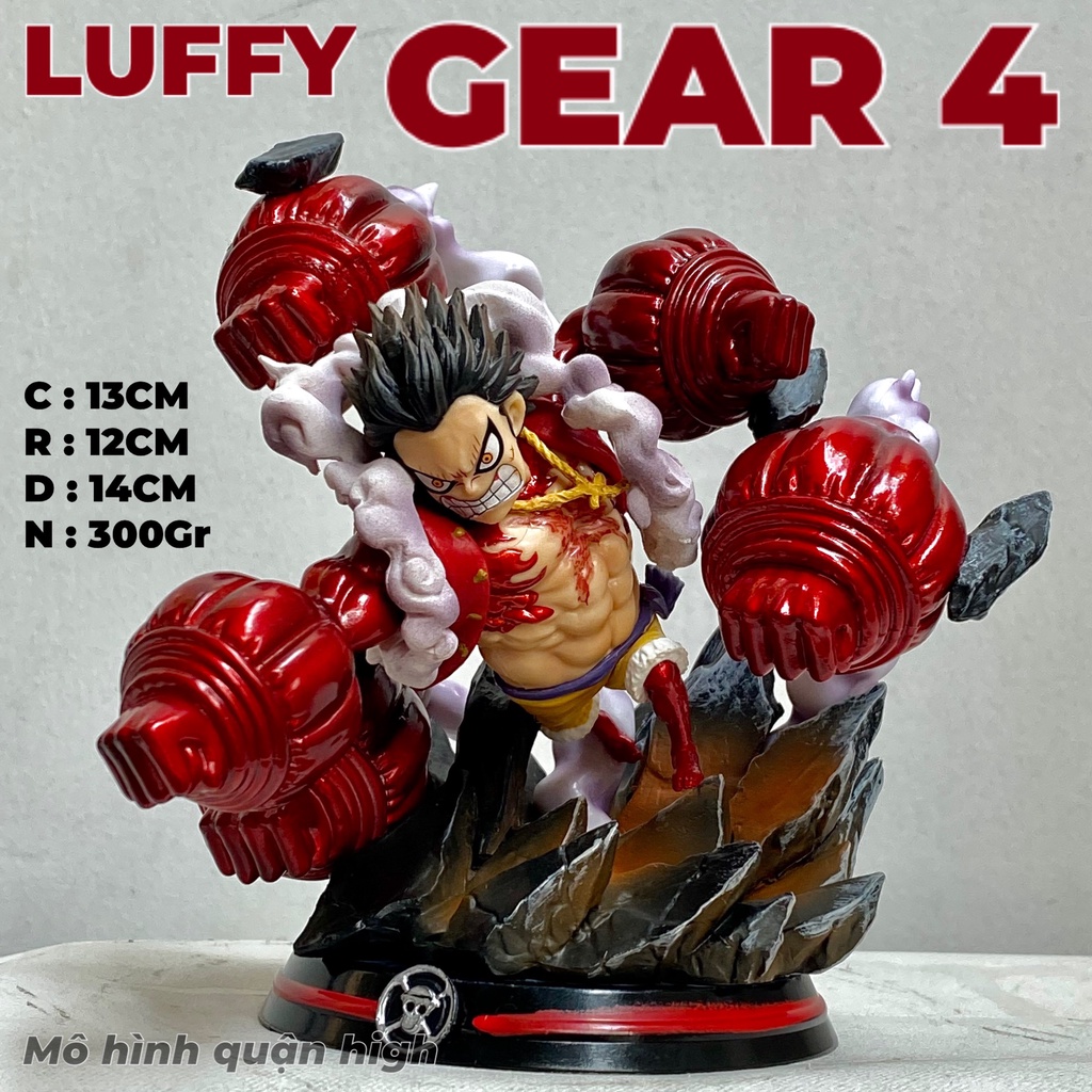 (Có sẵn) Mô hình Luffy gear 4 chiến đấu cực chất - Luffy gear 4 haki ...