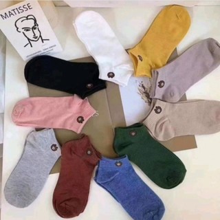 Set 10 đôi tất cổ ngắn hình gấu kute tặng kèm túi rút