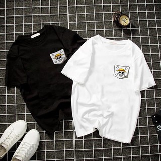 Áo Thun Tay Lỡ Form Rộng Unisex Nam Nữ In Hình Luffy Túi OnePiece Đảo Hải Tặc Siêu Dễ Thương Chất Vải Thời Trang Mềm Tốt