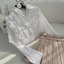SET ÁO SƠ MI BÈO + CHÂN VÁY XẾP LY ⚡HỎA TỐC⚡ MEOINDAHOUSE