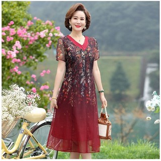 Đầm Trung Niên Che Bụng Dự Tiệc Sang Chảnh VH68