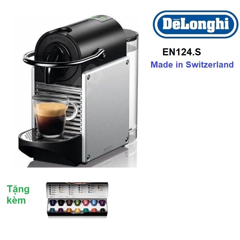 M y pha c ph vi n n n Delonghi Pixie Nespresso EN 124.S