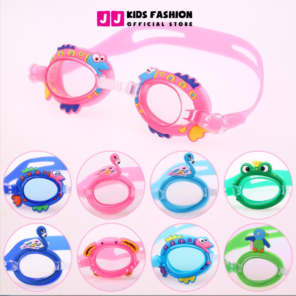 Kính bơi cho bé JJ Kids Fashion chống mờ nhân vật hoạt hình dễ thương