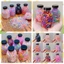 Set 1000 Thun Cột Tóc Co Giãn Nhiều Màu Kèm Bình Đựng