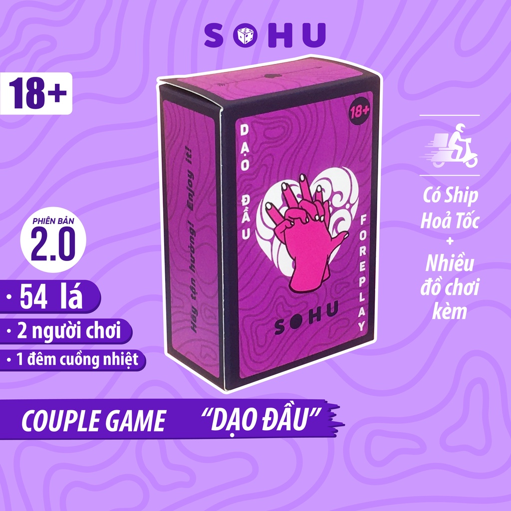 Bộ bài drinking game Dạo Đầu SOHU cho cặp đôi hẹn hò 54 lá