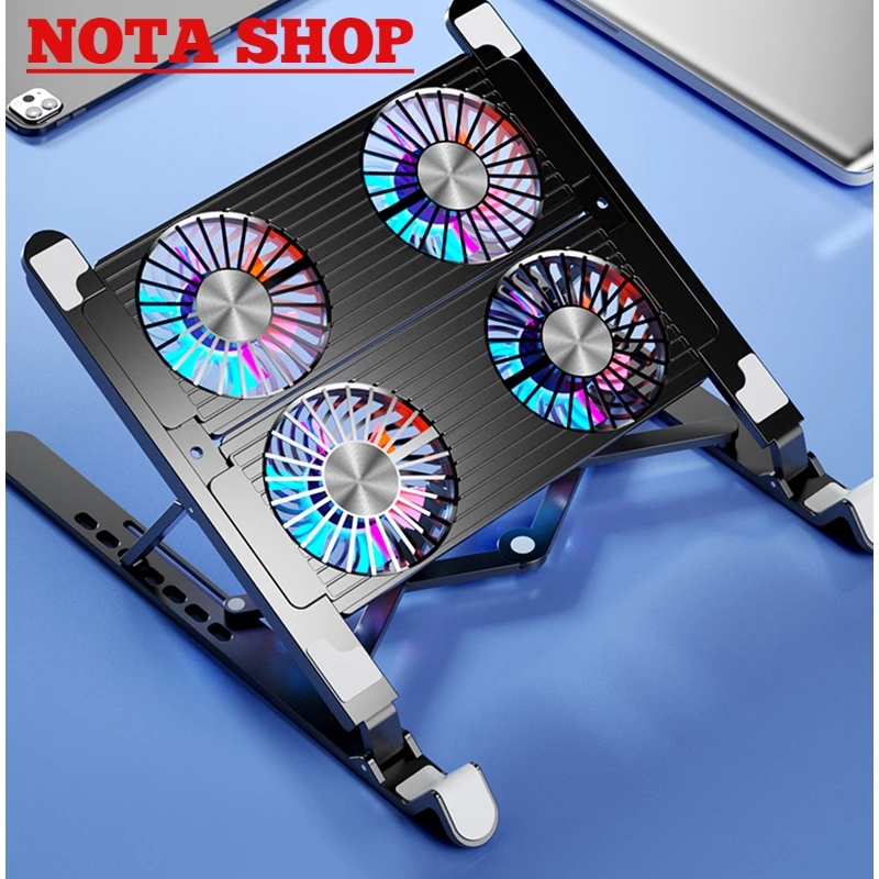 Kệ Tản Nhiệt Laptop có Quạt USB LED