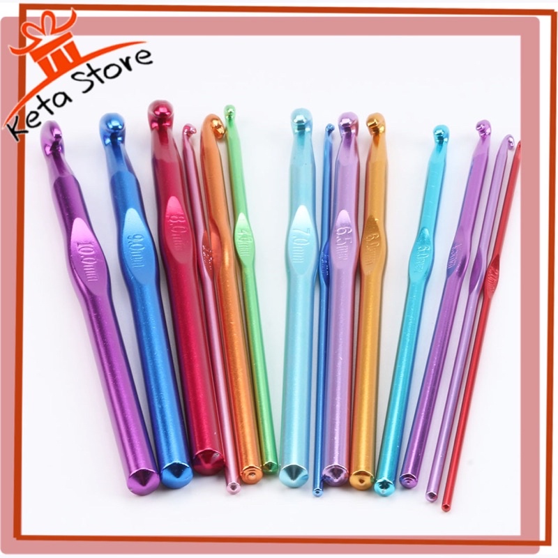 Que móc len, kim móc size lớn 6mm -10mm | Shopee Việt Nam