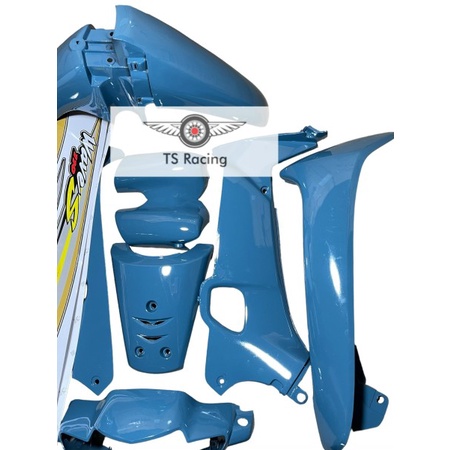 Dàn áo wave alpha - wave nhỏ xám xi măng - tặng team 3 lớp