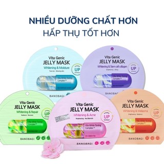 Mặt Nạ Banobagi Vitamin Vita Genic Jelly Mask Dưỡng Ẩm Dưỡng Trắng Phụ Hội Các Loại Mẫu Mới 2024