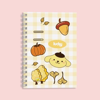Sổ lò xo A5 ruột kẻ ngang TUANVIET BOOKS 200 trang chủ đề Yummy, phù hợp ghi chép