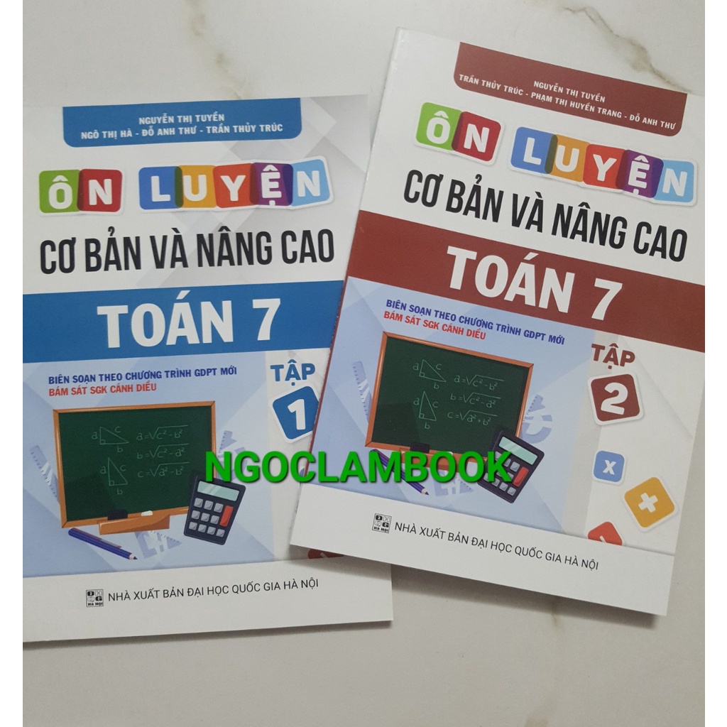 Ảnh Sách - Combo Ôn luyện cơ bản và nâng cao Toán 7 (Hai tập) - Bộ sách Cánh Diều 3
