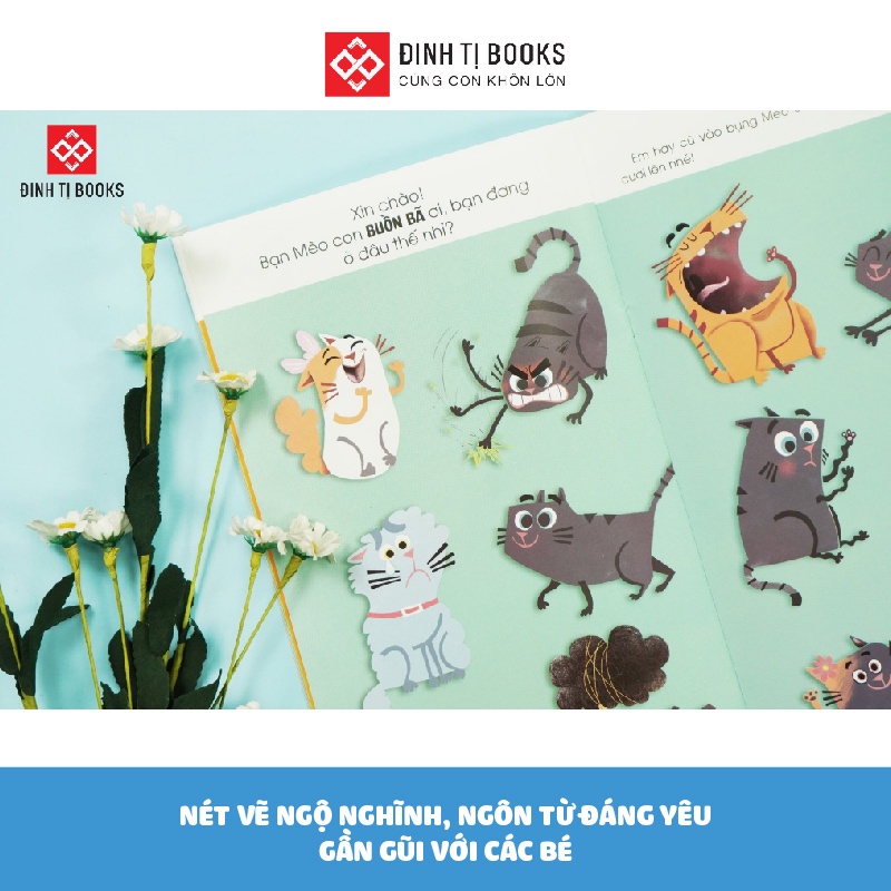 Ảnh Sách EQ - IQ giúp trẻ làm chủ cảm xúc - Truyện tranh minh họa giáo dục cho trẻ từ 3 - 9 tuổi - Đinh Tị Books 3