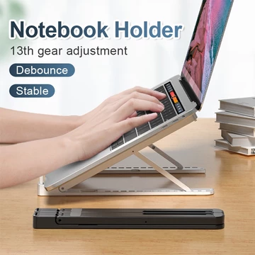 Giá đỡ tản nhiệt Laptop, Macbook, Ipad nhựa ABS chắc chắn, giá đỡ tản nhiệt laptop có thể gấp gọn tiện dụng