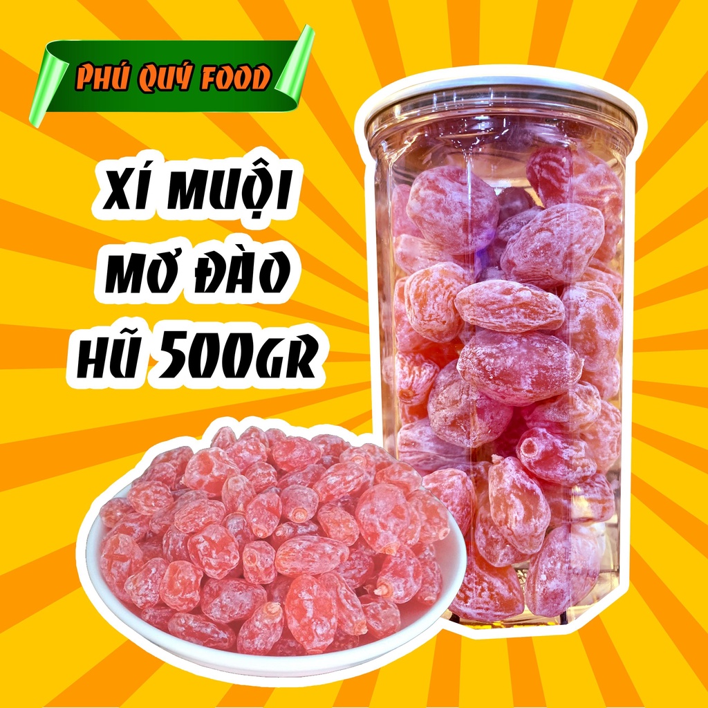 Xí muội mơ đào Đà Lạt 500G - Phú Quý Food ( CÓ BÁN SỈ SLL)