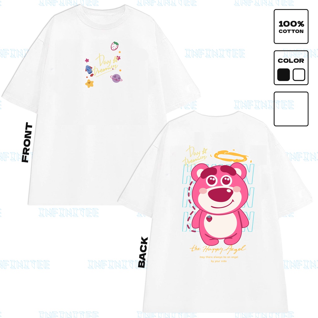 Áo thun INFINITEE Fni026T, 100% Cotton - form rộng Unisex.