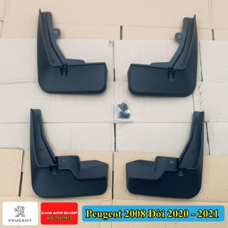 Chắn Bùn Peugeot 2008 Đời 2020 - 2021 Chất liệu Nhựa Dẻo Tặng kèm Ốc Vít ,Bộ 4 Chiếc Hàng Loại 1