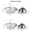 Vỉ hấp đồ ăn đa năng Inox cao cấp, Vỉ hấp, đồ xôi inox đa năng tiện lợi