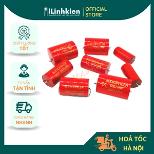 Tụ Audio, Audiophiler 250V giá trị từ 1uF - 18uF màu đỏ chất lượng cao