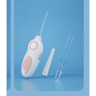 Dụng cụ ráy tai lấy mũi SAFETY mini có đèn led  kèm nhíp đầu silicon an toàn cho bé - chăm sóc tai cao cấp dành cho bé