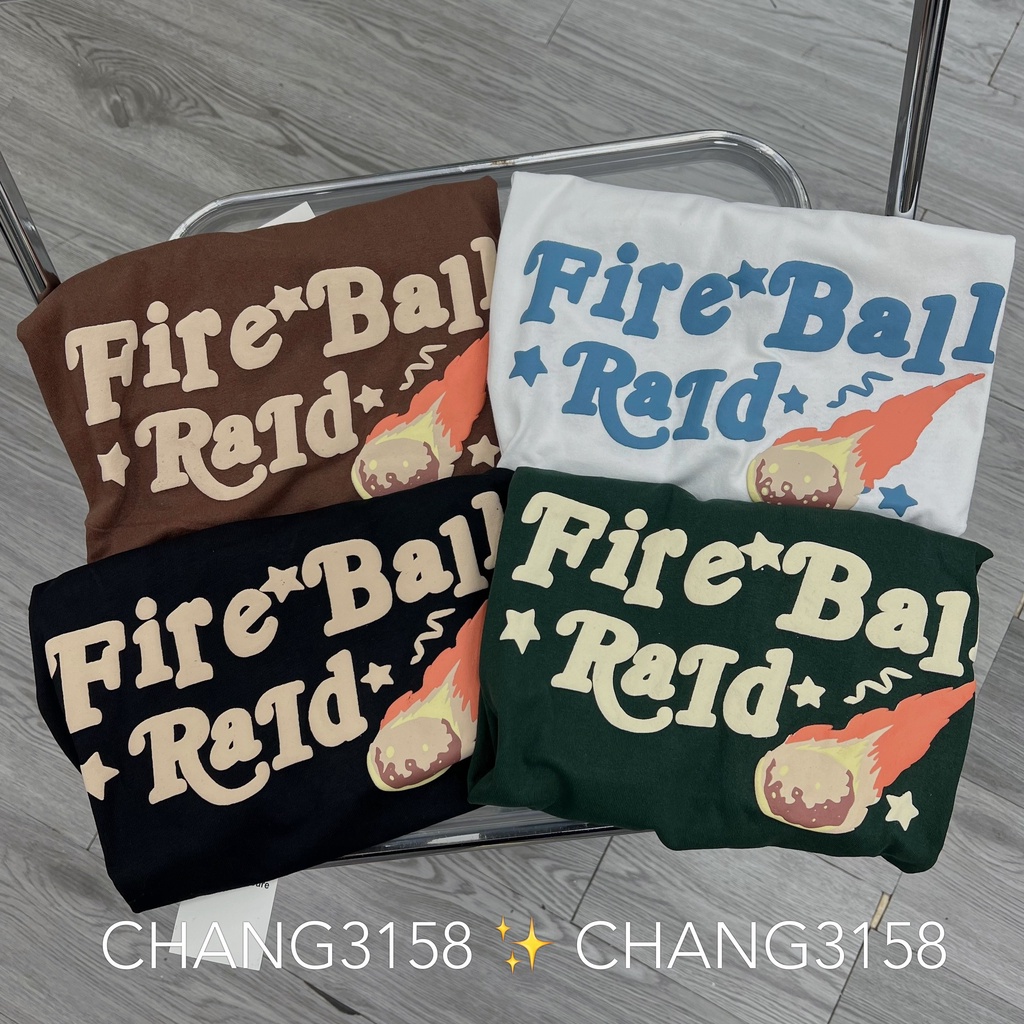 Áo Phông 3158 FIREBALL in nổi chất cotton khô - CHANG3158 | Shopee Việt Nam