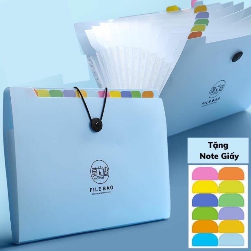 File đựng tài liệu khổ A4 tặng kèm giấy note sticker | Shopee Việt Nam
