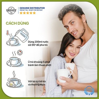 Trà Túi Lọc LạcTiên Vready 40g, Trà An Thần Ngủ Ngon,Trà Thảo Mộc,Thảo Dược, Giảm Lo Âu, Không Hoá Chất- Mevina