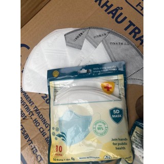 COMBO 50 CHIẾC KHẨU TRANG 5D KENKO, KHẨU TRANG
