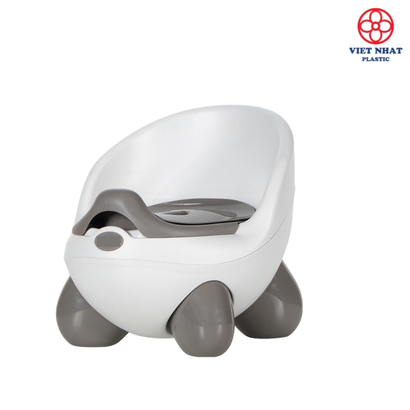 Bô Vệ Sinh Cho Bé Bô Gấu Hokori 5458 Có Nắp, Tựa Lưng An Toàn Cho Bé Từ 6 Tháng Đến 4 Tuổi Việt Nhật