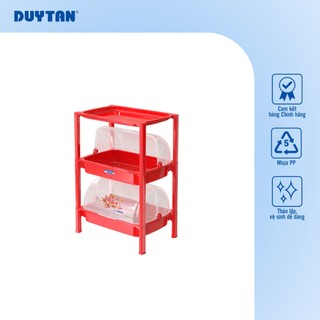 Kệ nắp nhỏ 2 3 tầng DUY TÂN nhựa PP, úp chén bát, đựng đồ đa năng, tiện dụng