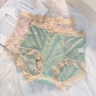 Quần lót nữ ren lưới cao cấp siêu mỏng thoáng mát, đính nơ mềm mại và sexy DEVARI L096