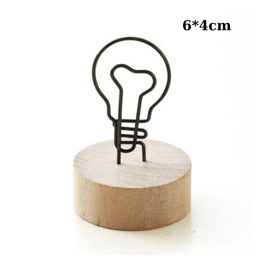 Kẹp Gỗ, Kẹp Ảnh Đế Gỗ Decor, Trang Trí Để Bàn, Treo Postcard, Sticker ...