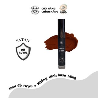 HOLOQUEEN Velvet Cloud Lip Tint - Son đen Halloween