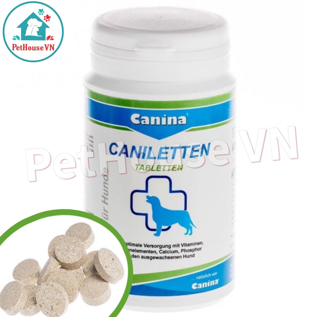 CANINA CANILETTEN - 1 Viên Canxi Cho Chó Bầu Và Chó Trưởng Thành Hàng ...