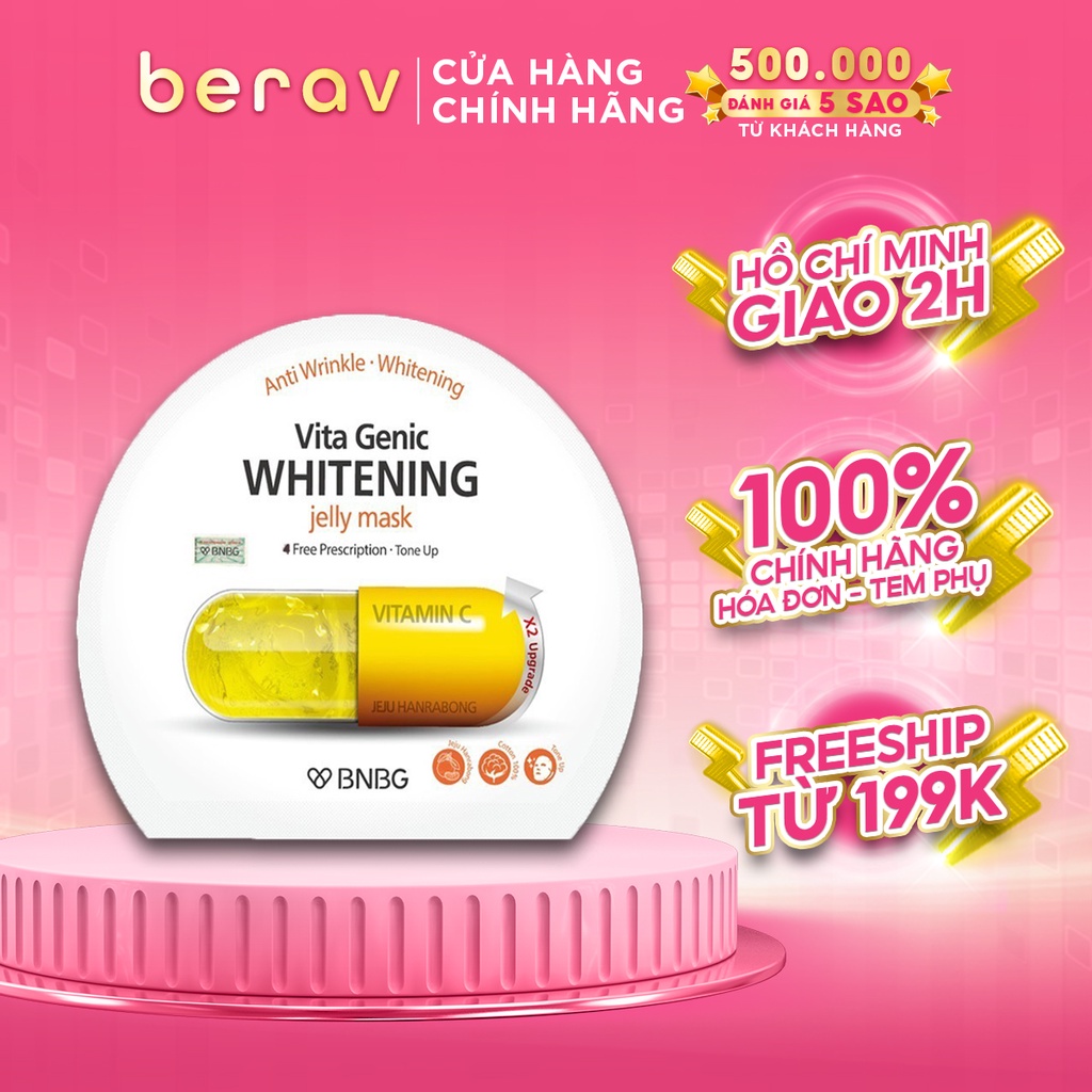 Mặt Nạ BNBG dưỡng da trắng sáng đều màu da Vitamin C Vita Genic Whitening Jelly 30ml
