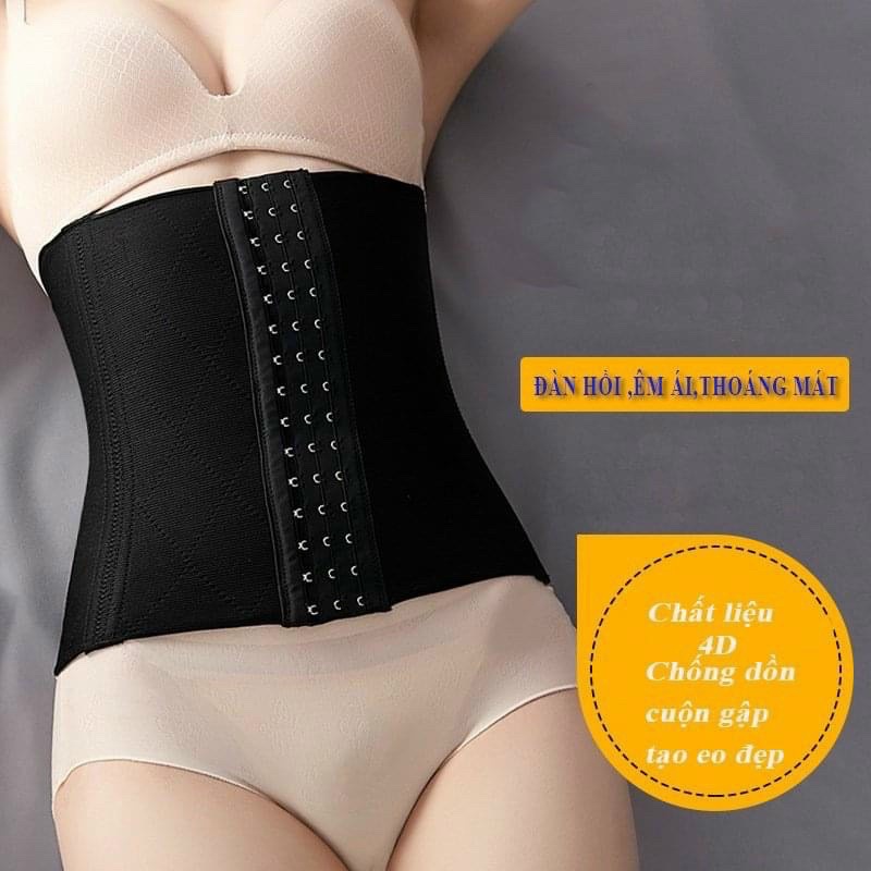 Đai Nịt Bụng SAM SAM Siết Eo Giảm Mỡ Bụng Gen Xiết Eo Thon Chống Không Cuộn Định Hình Ko Lộ Viền - ảnh 6