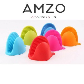 AMZO_BAO TAY SILICONE CÁCH NHIỆT DÙNG NHẤC NỒI NHÀ BẾP CHỐNG BỎNG