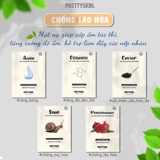Mặt nạ dưỡng da Pretty Skin Total Solution Essential Sheet Mask 23g - Bebeau
