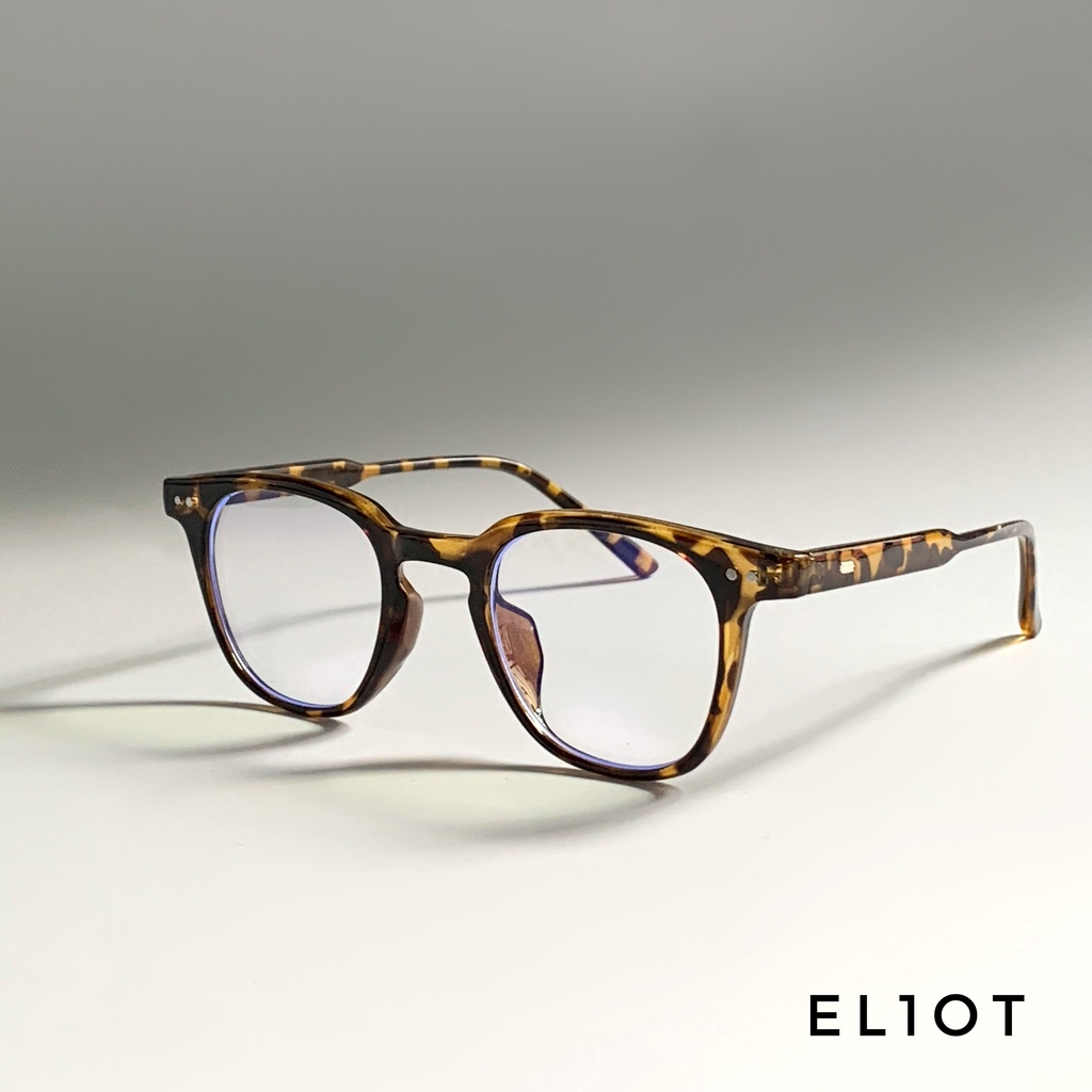 Gọng kính cận nam nữ ELIOT mắt kính vuông thời trang có thể thay tròng cận LTO