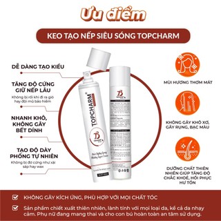 Keo Xịt Tóc TOPCHARM 420ml -  Giúp Tạo Kiểu Và Giữ Nếp Tóc Trong Nhiều Giờ