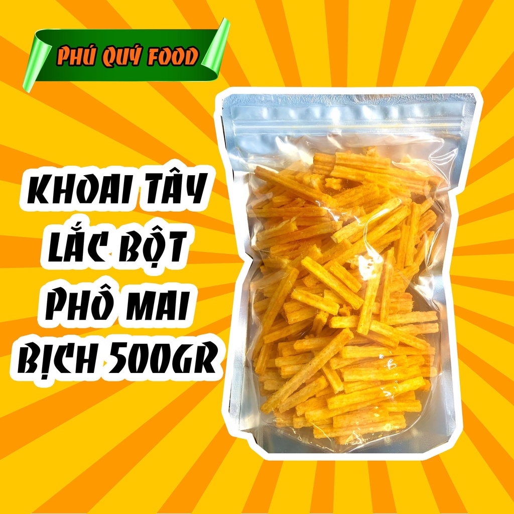 KHOAI TÂY LẮC BỘT PHÔ MAI (Ngon như nhà làm)