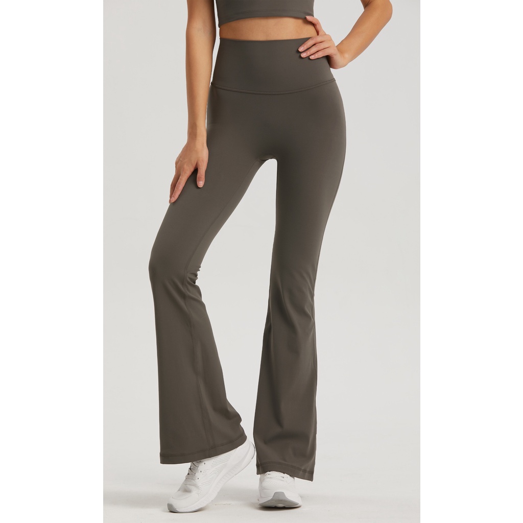 Hoppe Fumeng Free size nữ lưng cao đẩy lên giảm béo quần ống rộng thể thao thông thường | BigBuy360 - bigbuy360.vn