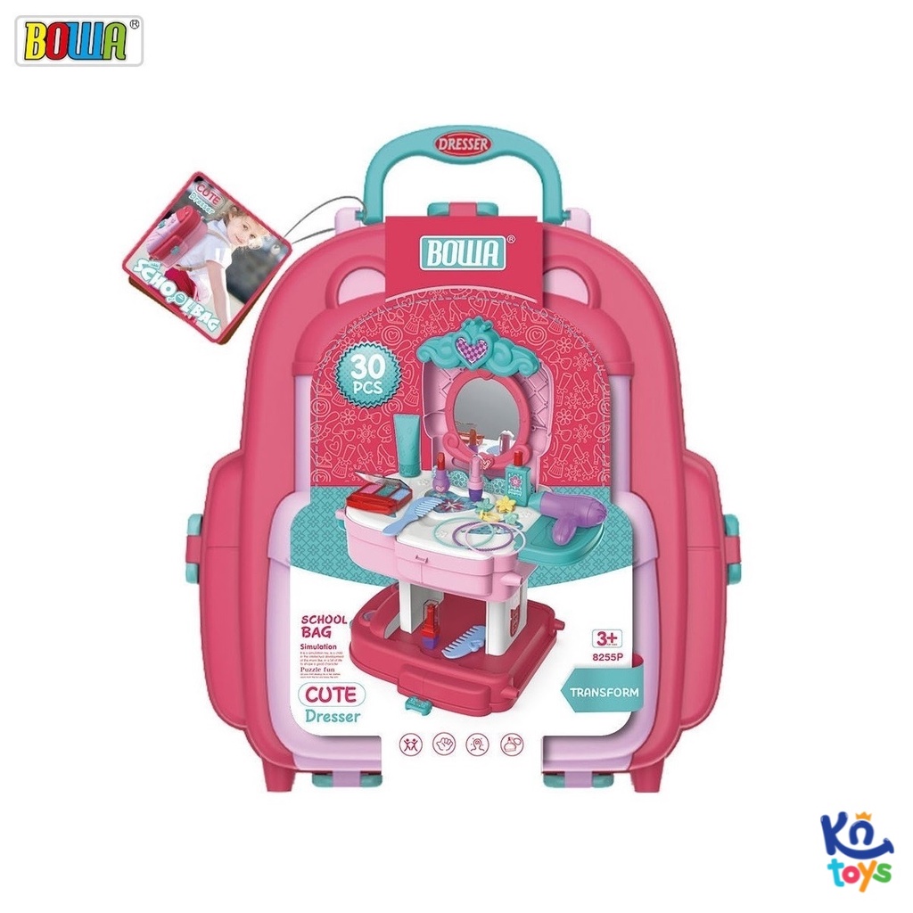 Ảnh Bộ đồ chơi nhập vai BOWA – Bộ trang điểm 37 món / Cặp trang điểm 2in1 30 món (BOWA 8252/BOWA 8255P) 2