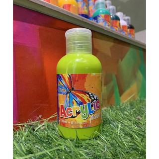 Màu vẽ Acrylic chai 120ml, VAT - COLORMATE