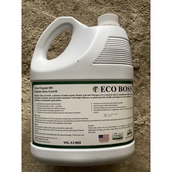 ECO BOSS – PHÂN BÓN FARM ORGANIC SẠCH NẤM BỆNH, NGỪA TUYẾN TRÙNG, DƯỠNG CÂY, DƯỠNG HOA