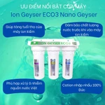 Bộ tiền lọc Nano Geyser Ion Eco3. Bộ tiền xử lý cho máy ion kiềm, Bộ lọc thô đầu nguồn kèm phụ kiện — ảnh 3