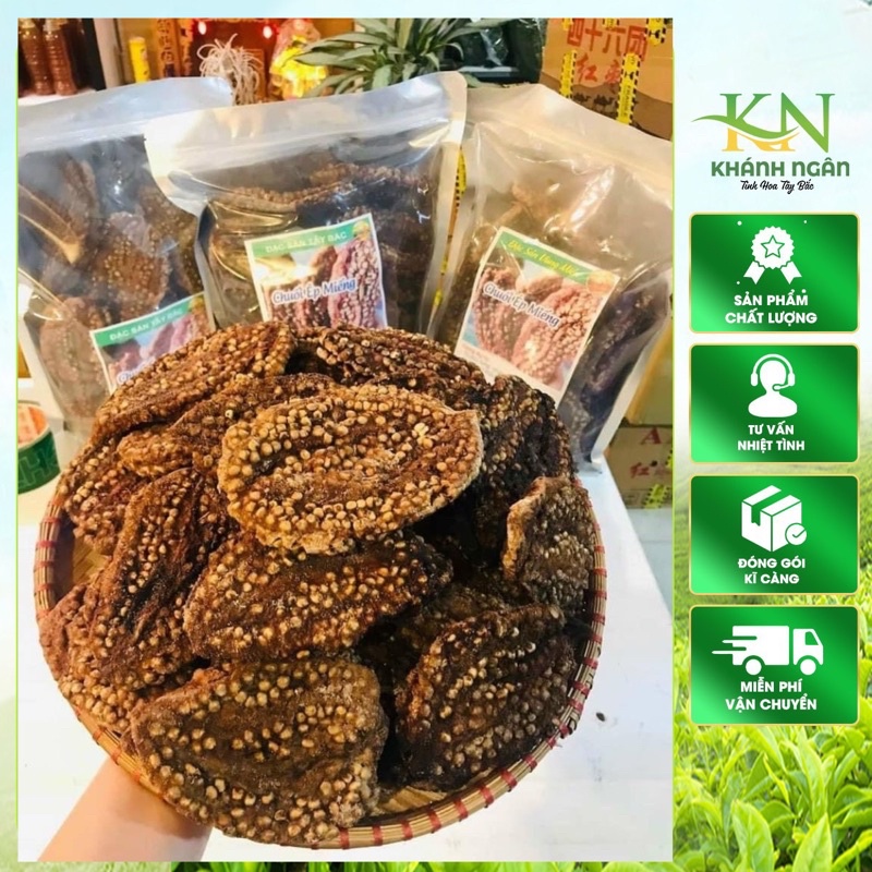 Chuối Hột Rừng Ép Miếng (Thượng Hạng) Sấy Khô Ngâm Ruou (Khô, Sạch, Thơm) [500g - 1kg]