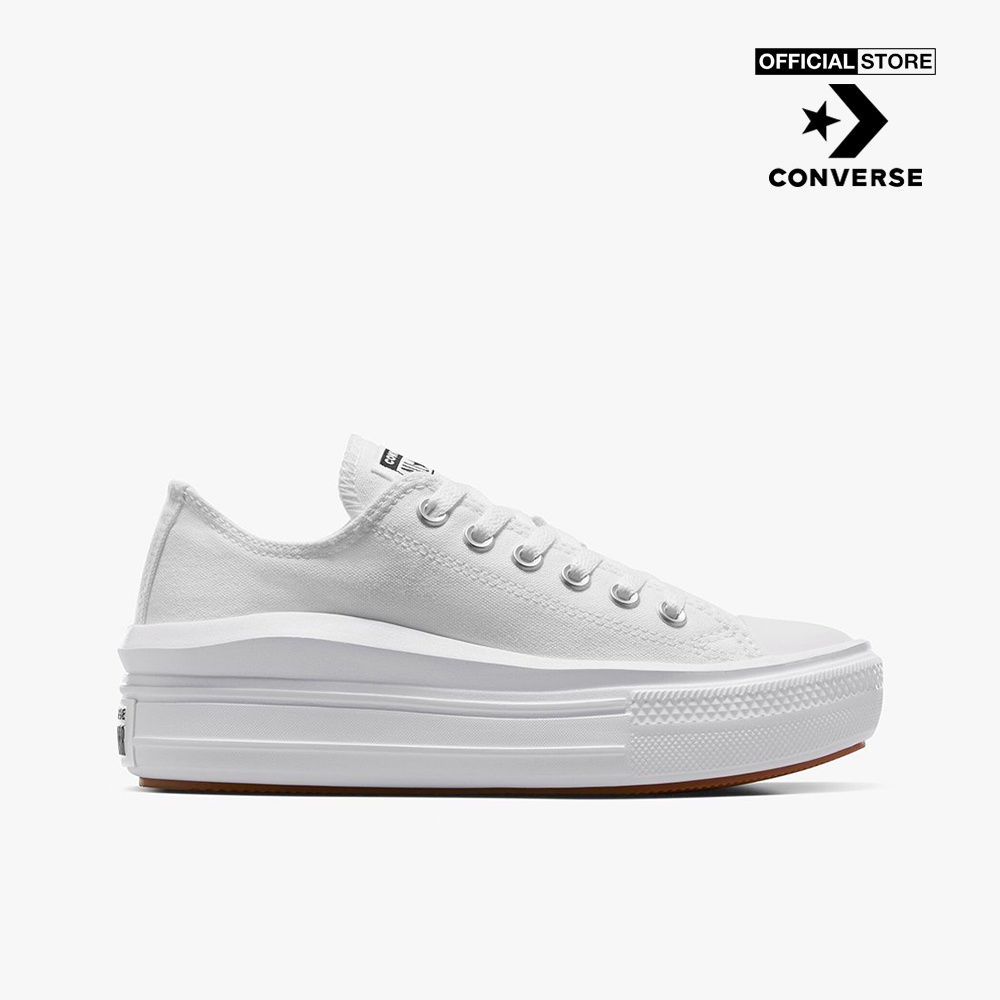 Giày sneakers Converse cổ thấp nữ Chuck Taylor All Star Move 570257C-00W0 WHITE