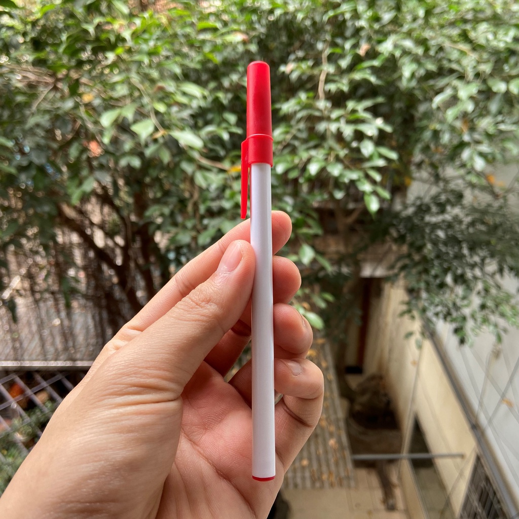 Bút Bi Có Nắp 3 Màu Đỏ, Xanh, Đen Chuyên Dụng Cho Pen Tapping/ Beat ...