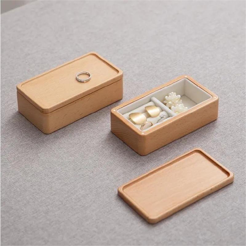 Hộp Gỗ Mini Đựng Trang Sức Tiện Lợi Ốp