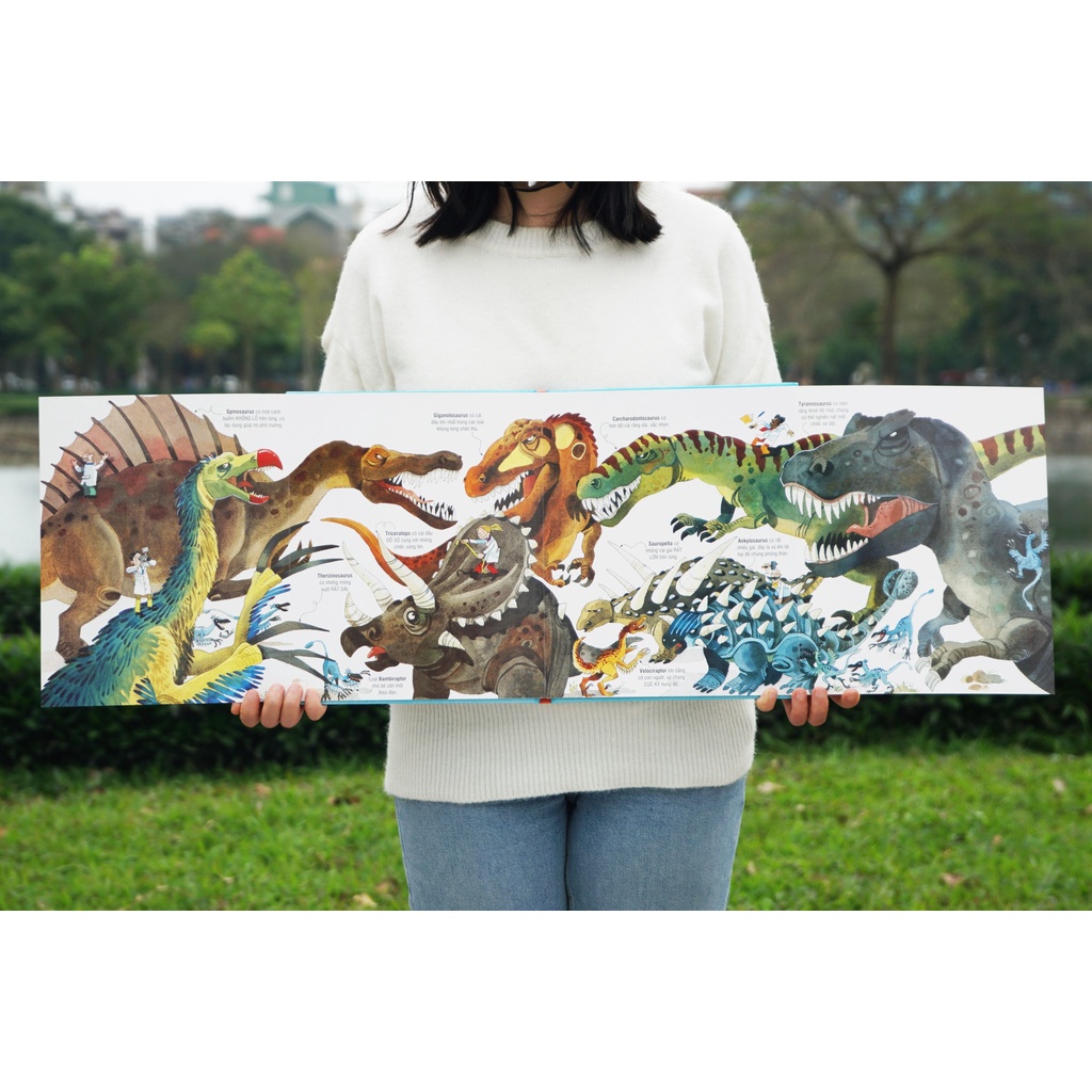 Ảnh Big book of big dinosaurs - Cuốn sách khổng lồ về các loài khủng long - Dành cho trẻ 2 - 12 tuổi - Đinh Tị Books 3